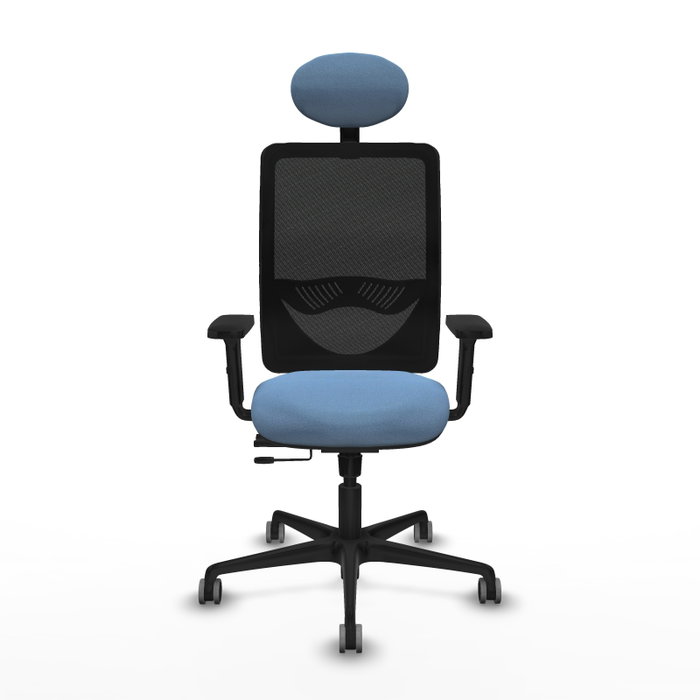 PIQUERAS Y CRESPO Silla de oficina Zulema con mecanismo Sincro/Traslack Azul cielo PIQUERAS Y CRESPO Silla de oficina Zulema con mecanismo Sincro/Traslack Azul cielo