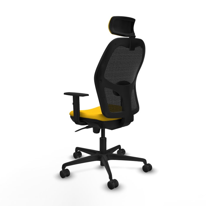PIQUERAS Y CRESPO Silla de oficina Jorquera Amarillo y Negro PIQUERAS Y CRESPO Silla de oficina Jorquera Amarillo y Negro