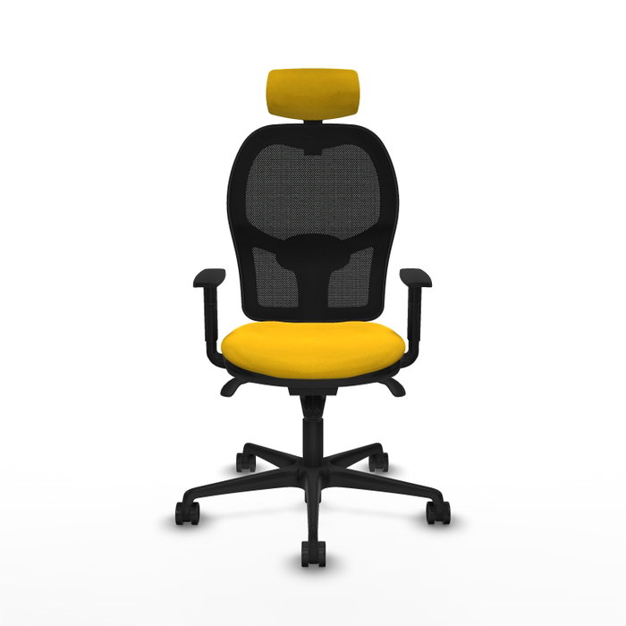 PIQUERAS Y CRESPO Silla de oficina Jorquera Amarillo y Negro PIQUERAS Y CRESPO Silla de oficina Jorquera Amarillo y Negro
