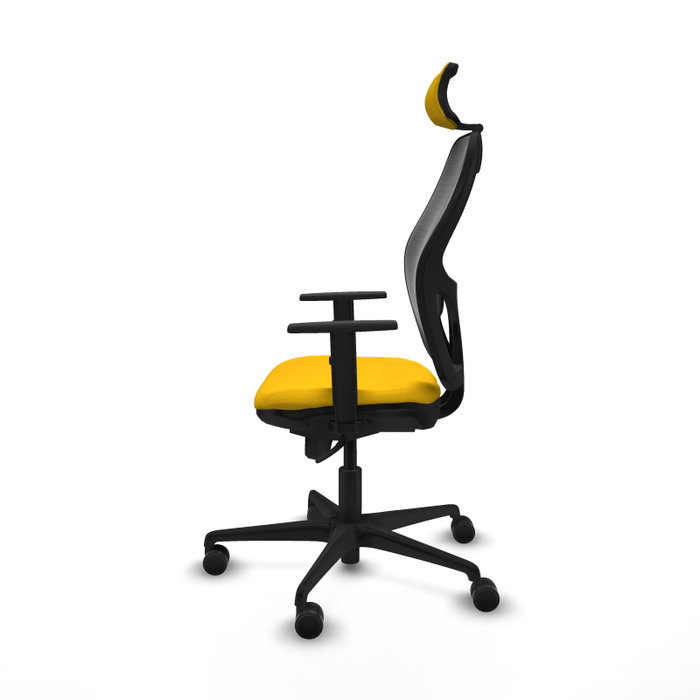 PIQUERAS Y CRESPO Silla de oficina Jorquera Amarillo y Negro PIQUERAS Y CRESPO Silla de oficina Jorquera Amarillo y Negro