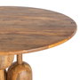Mesa Comedor Madera de Mango Salón 120 X 120 X 76 cm