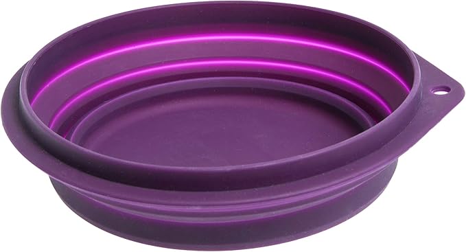Karlie Plato de Silicona para Viaje Morado 500ml