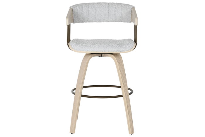 DKD Home Decor Silla Scandi Gris 51 x 55 x 76.5 cm