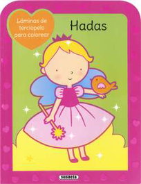 SUSAETA EDICIONES HADAS LÁMINAS TERCIOPELO PARA COLOREAR