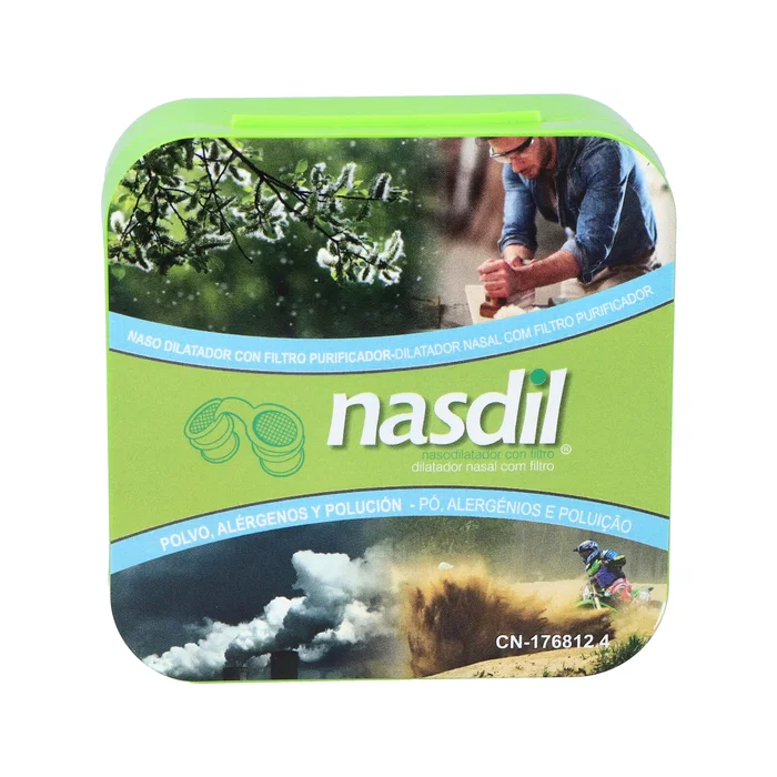 NASDIL Dilatador Nasal Alergias 1 Ud + 24 Filtros
