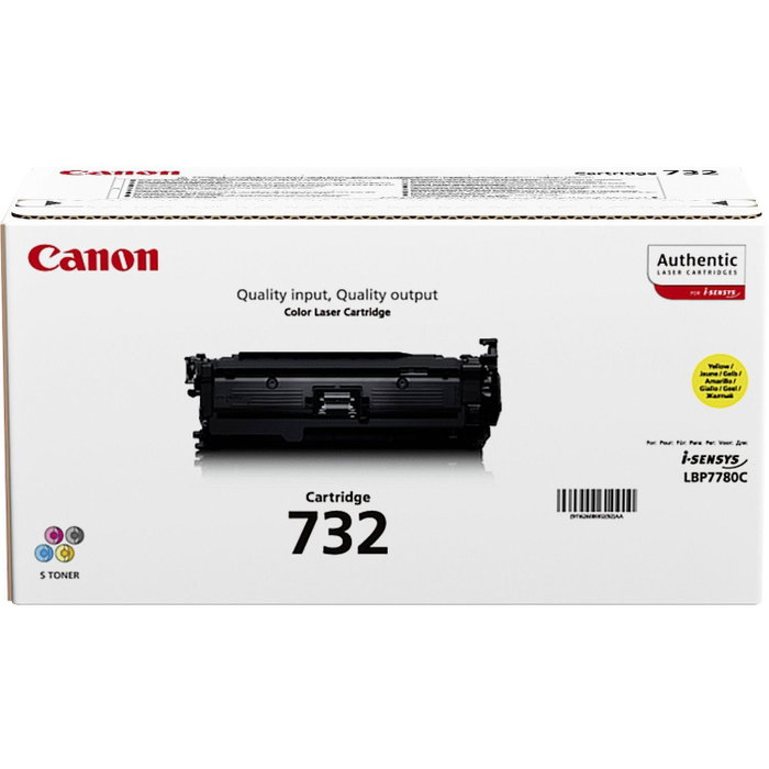 Canon Cartucho de tóner 732Y Amarillo para LBP7780Cx Canon Cartucho de tóner 732Y Amarillo para LBP7780Cx