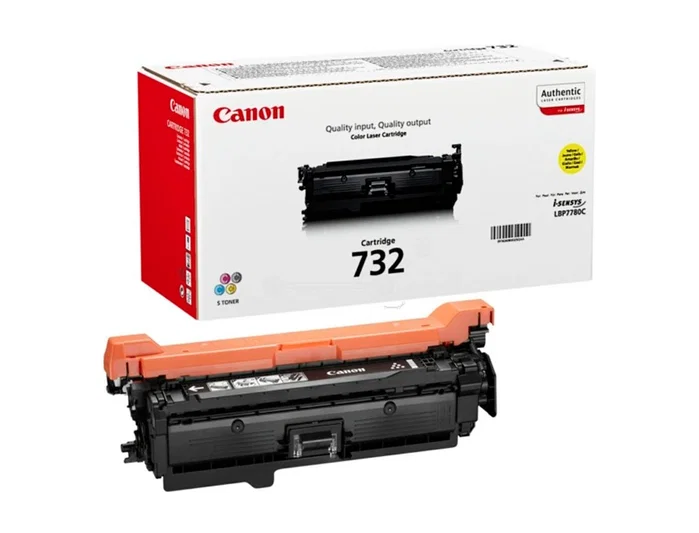 Canon Cartucho de tóner 732Y Amarillo para i-SENSYS LBP7780Cx