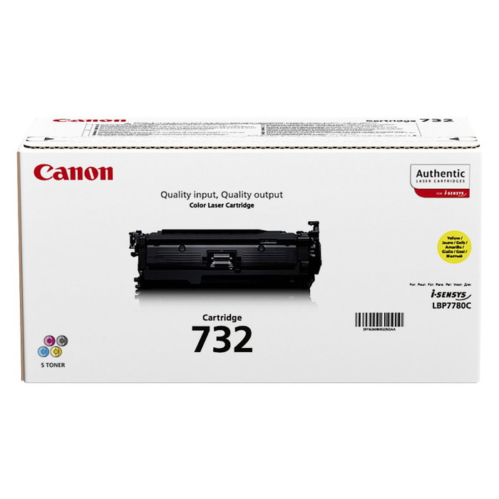 Canon Cartucho de tóner 732Y Amarillo para i-SENSYS LBP7780Cx
