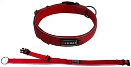 Freedog Collar Nylon Extreme Rojo 25 mm 46-66 cm