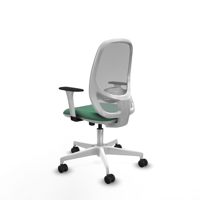 PIQUERAS Y CRESPO Silla de oficina Cilanco con mecanismo Sincro, Verde esmeralda y Gris PIQUERAS Y CRESPO Silla de oficina Cilanco con mecanismo Sincro, Verde esmeralda y Gris
