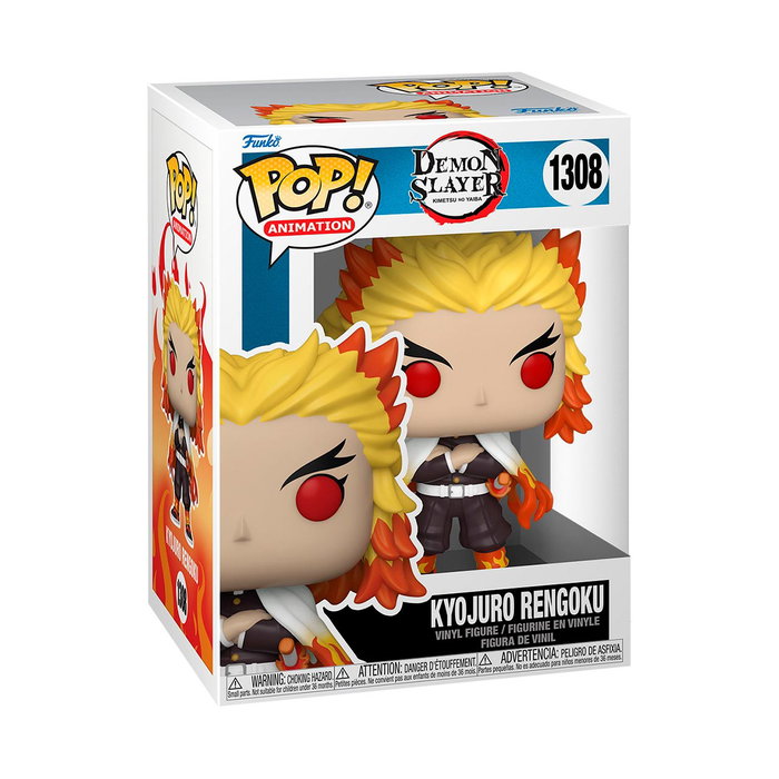 Funko Pop Figura - Demon Slayer: Hyojuro Rengoku - Modelo Vinilo 9 cm - Número 65623