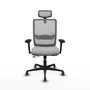 PIQUERAS Y CRESPO Silla de oficina Haches con mecanismo Sincro/Traslack Gris