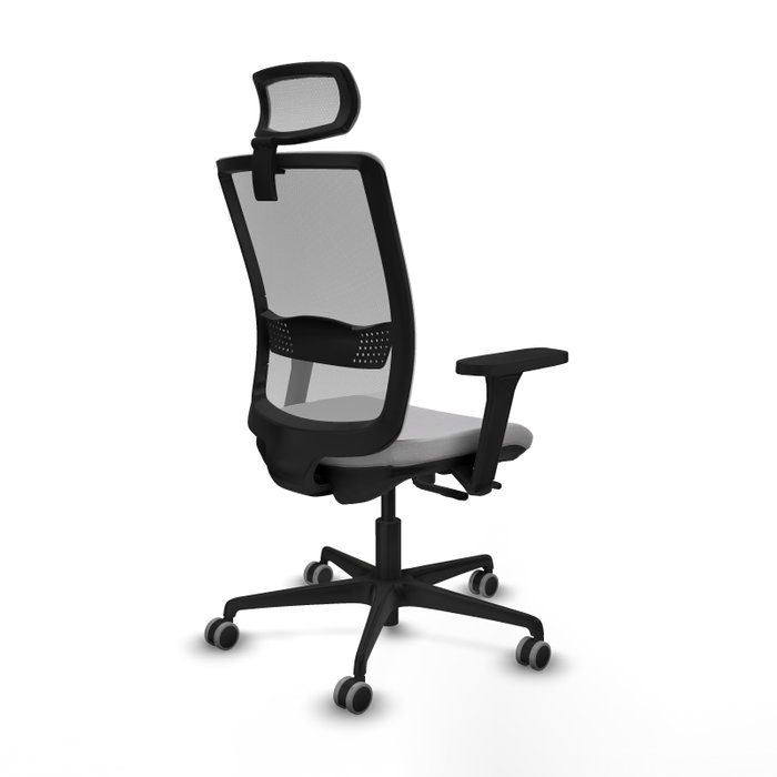 PIQUERAS Y CRESPO Silla de oficina Haches con mecanismo Sincro/Traslack Gris PIQUERAS Y CRESPO Silla de oficina Haches con mecanismo Sincro/Traslack Gris