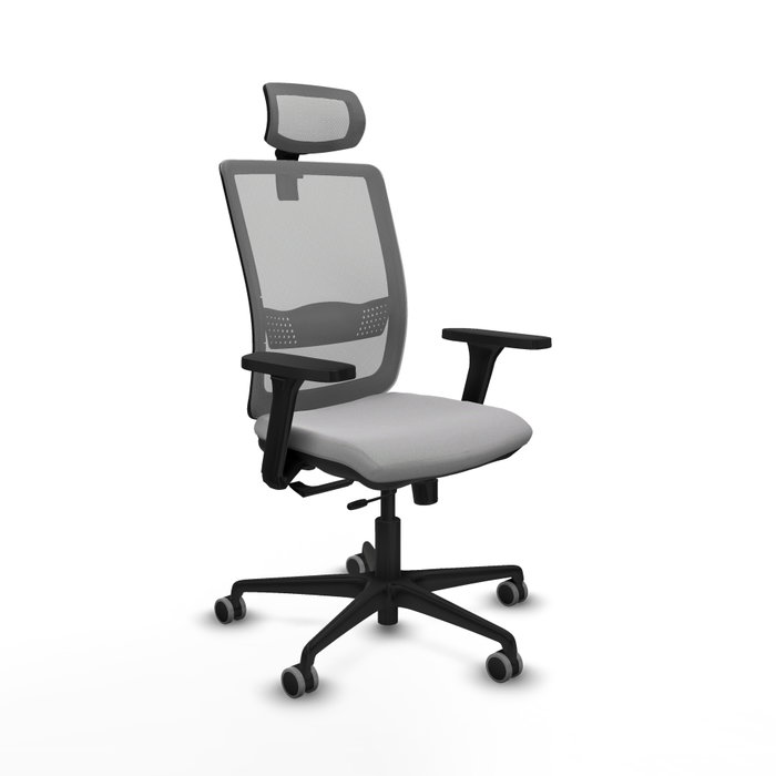 PIQUERAS Y CRESPO Silla de oficina Haches con mecanismo Sincro/Traslack Gris PIQUERAS Y CRESPO Silla de oficina Haches con mecanismo Sincro/Traslack Gris