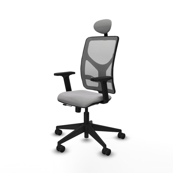 PIQUERAS Y CRESPO Silla de oficina Motilla con mecanismo Sincro/Traslack, Gris PIQUERAS Y CRESPO Silla de oficina Motilla con mecanismo Sincro/Traslack, Gris