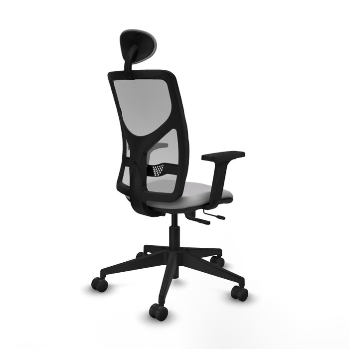 PIQUERAS Y CRESPO Silla de oficina Motilla con mecanismo Sincro/Traslack, Gris PIQUERAS Y CRESPO Silla de oficina Motilla con mecanismo Sincro/Traslack, Gris