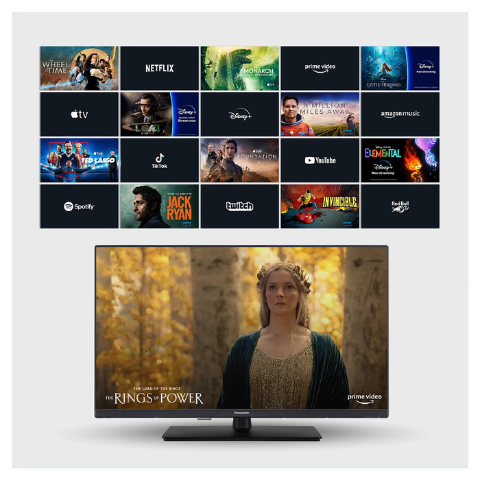 Panasonic TV-24S50AEZ Televisor 24" HD Smart TV Negro