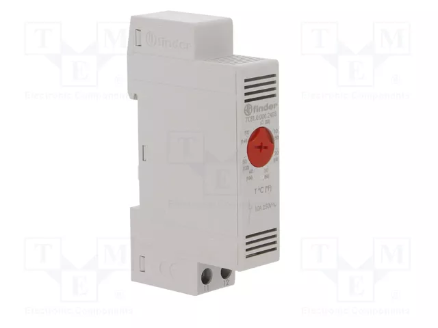 Finder Termostato 7T.81.0.000.2403 para Armario de Control 17,5mm