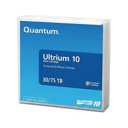 Quantum Cinta LTO-10 Ultrium (MR-L10MQN-01) Blanca - Almacenamiento en Cinta de Alta Capacidad