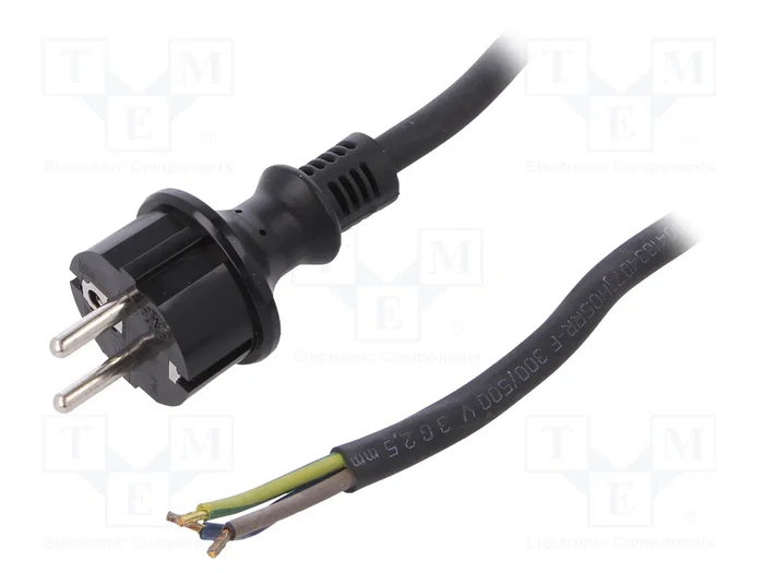 PLASTROL Cable de alimentación H05RR-F 3x2,5mm2 CEE 7/7 1,5m PLASTROL Cable de alimentación H05RR-F 3x2,5mm2 CEE 7/7 1,5m