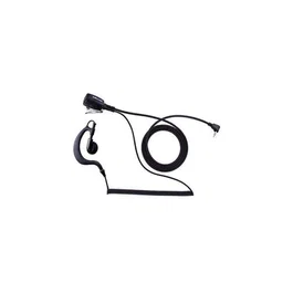 Motorola Auricular Walkie Talkie T80, T60, T61, T92, T81, T82EX, XT180 - Negro - 25FNTN8004 - Alámbrico, Mono, Gancho de Oreja