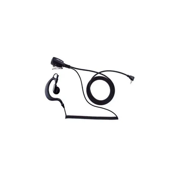 Motorola Auricular Walkie Talkie T80, T60, T61, T92, T81, T82EX, XT180 - Negro - 25FNTN8004 - Alámbrico, Mono, Gancho de Oreja