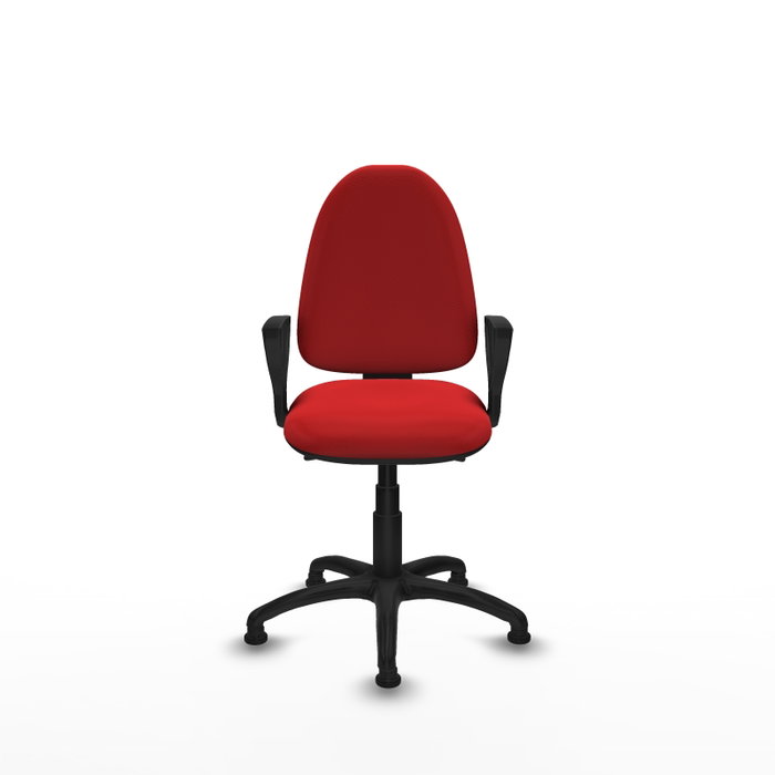 PIQUERAS Y CRESPO Silla de oficina Aýna con mecanismo Asincro, Rojo