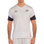 Camiseta de Manga Corta Hombre Bullpadel Brial 012 Blanco Pádel