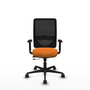 PIQUERAS Y CRESPO Silla de oficina Zulema Naranja y Negro