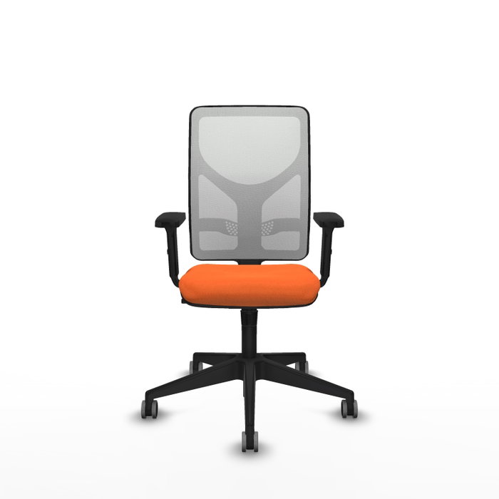 PIQUERAS Y CRESPO Silla de oficina Motilla con mecanismo Sincro Naranja y Blanco PIQUERAS Y CRESPO Silla de oficina Motilla con mecanismo Sincro Naranja y Blanco