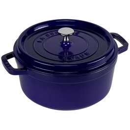 Staub Cocotte Redonda de Hierro Fundido 24 cm Azul Oscuro