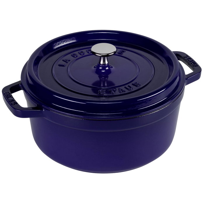 Staub Cocotte Redonda de Hierro Fundido 24 cm Azul Oscuro Staub Cocotte Redonda de Hierro Fundido 24 cm Azul Oscuro
