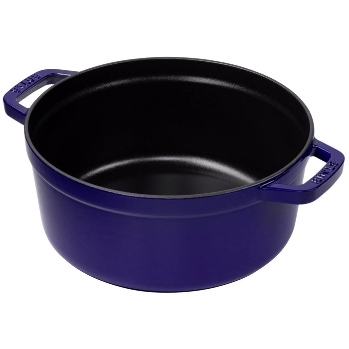 Staub Cocotte Redonda de Hierro Fundido 24 cm Azul Oscuro Staub Cocotte Redonda de Hierro Fundido 24 cm Azul Oscuro