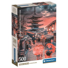 Clementoni Puzzle Evening in Kyoto High Quality 500 Piezas 49x36cm