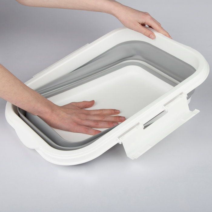 AKTIVE Cubo Plegable con Tapa 15 AKTIVE Cubo Plegable con Tapa 15