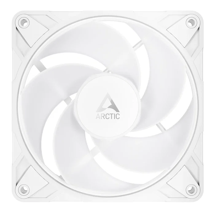 ARCTIC Freezer P12 Pro Reverse A-RGB Blanco - Pack de 3 Ventiladores PC 12cm PWM FDB, 124 m³/h, 500-3000 RPM, 4.5 mmH2O, RGB