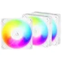 Arctic P12 Pro Reverse A-RGB Ventilador PC 120mm PWM Blanco - Pack de 3 Ventiladores - Ref. ACFAN00334A