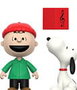 Super7 Peanuts Pack de 2 Figuras ReAction Brown and Snoopy (Caroling) 10 cm