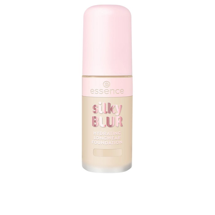 Essence Base de Maquillaje Larga Duración SILKY BLUR Tono #100 30 ml con Extracto de Pera para Acabado Luminoso y Cobertura Media Essence Base de Maquillaje Larga Duración SILKY BLUR Tono #100 30 ml con Extracto de Pera para Acabado Luminoso y Cobertura Media
