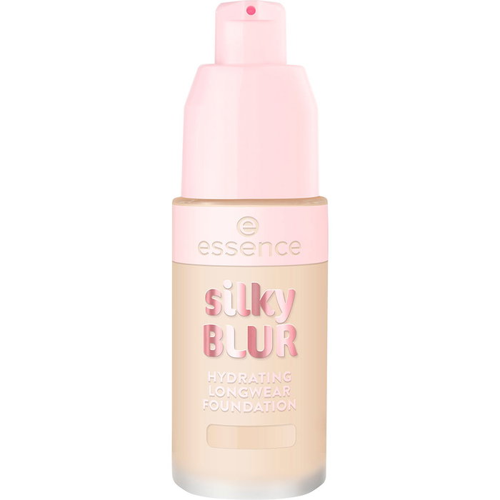 Essence Base de Maquillaje Larga Duración SILKY BLUR Tono #100 30 ml con Extracto de Pera para Acabado Luminoso y Cobertura Media Essence Base de Maquillaje Larga Duración SILKY BLUR Tono #100 30 ml con Extracto de Pera para Acabado Luminoso y Cobertura Media
