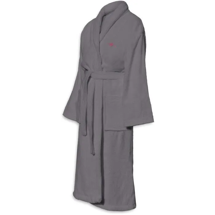 Le Temps D'Un Bain Bata de baño 100% algodón 500 g/m² Talla S Gris oscuro Unisex
