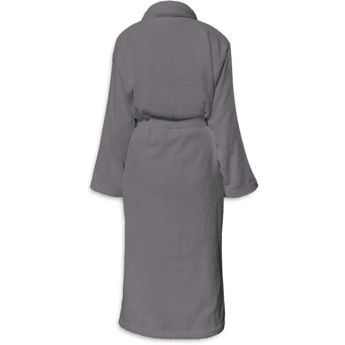 Le Temps D'Un Bain Bata de baño 100% algodón 500 g/m² Talla S Gris oscuro Unisex