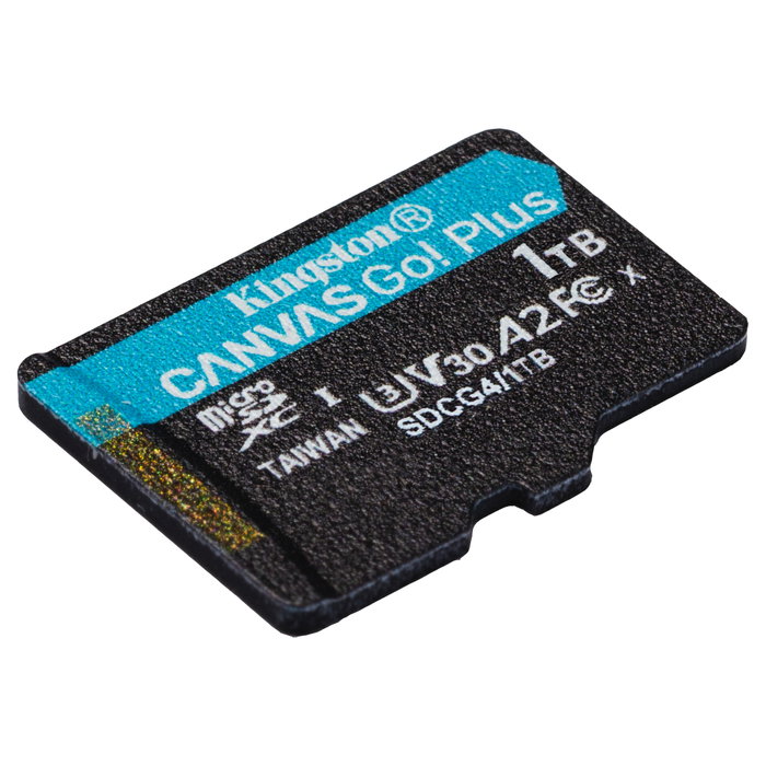 Kingston Canvas Go! Plus 1TB microSDXC A2 U3 V30 con Adaptador