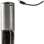DOMO AAAXK83953 Molinillo Eléctrico de Pimienta y Sal Recargable por USB, Juego de 2 Piezas, 96 ml, Transparente y Plateado