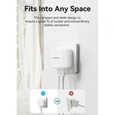 Vention FBPW0-EU Cargador de Pared GaN de 35W con Carga Rápida y 2 Puertos USB-C Blanco, Enchufe EU para Teléfonos y Portátiles