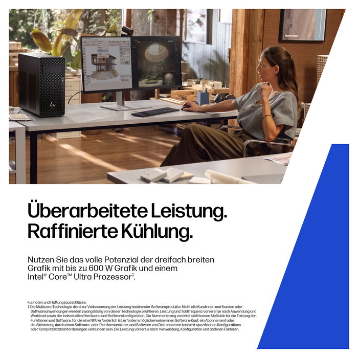 HP Z2 Tower G1 - Estación de Trabajo: Intel Core i9, 64 GB RAM, 1 TB SSD, NVIDIA RTX A2000, Windows 11 Pro (Modelo: CU9-285K)