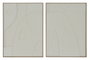 DKD Home Decor Cuadro Papel Mache PS Abstracto Surtido de 2 Unidades