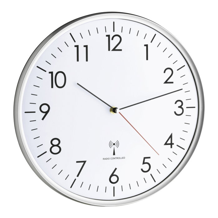 Tfa 60.3514 Reloj de pared analógico controlado por radio blanco/plata Tfa 60.3514 Reloj de pared analógico controlado por radio blanco/plata