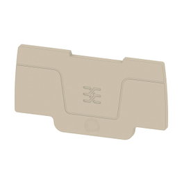 Weidmüller ASEP 2C 2.5 Placa de terminación y entreplacas 2751080000