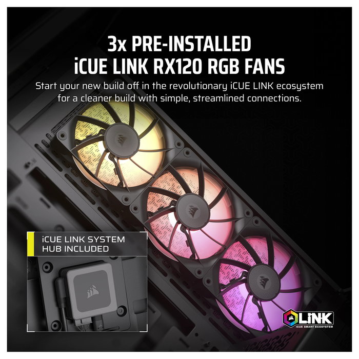 Corsair iCUE 3500X RGB Negro